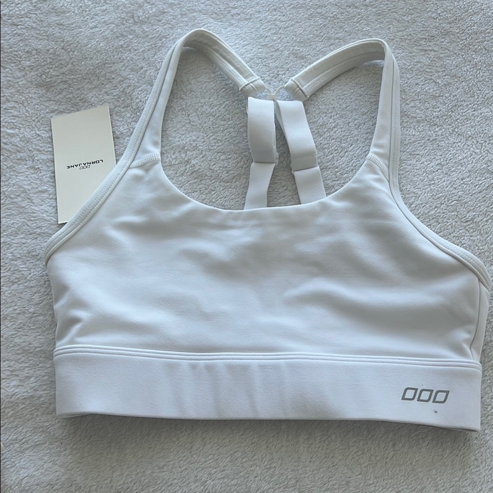White Sports Bra
